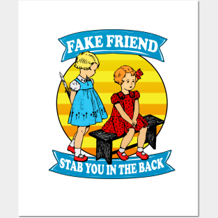 FAKE FRIEND Posters and Art